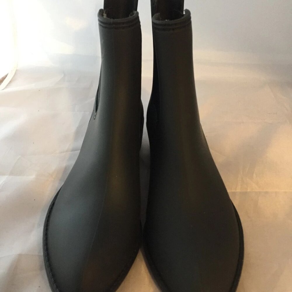 Jeffrey Campbell 'Stormy' matte rainboots booties sz 6